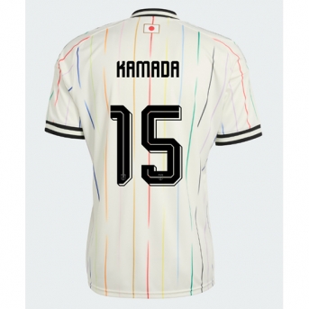 Billige Fotballdrakt Japan Daichi Kamada #15 Replika Bortedrakt VM 2026 Kortermet